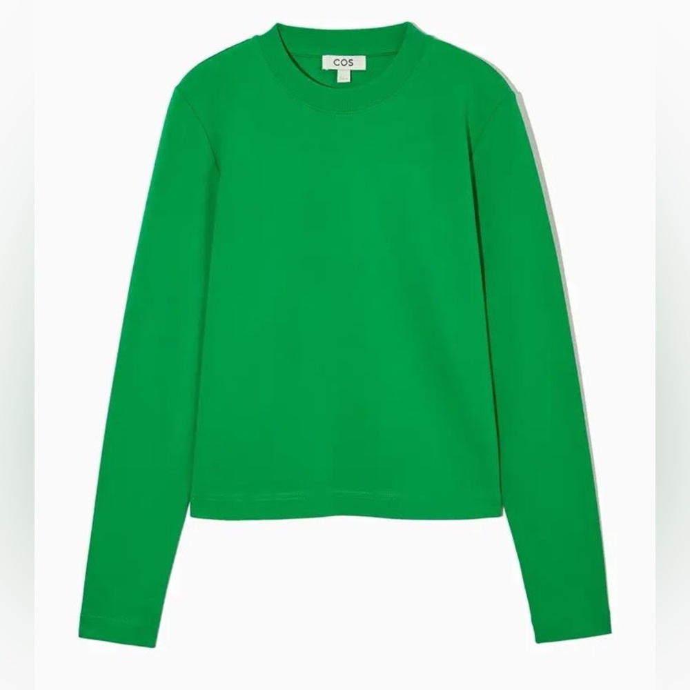 COS Slim-Fit Heavyweight Long-Sleeve T-Shirt